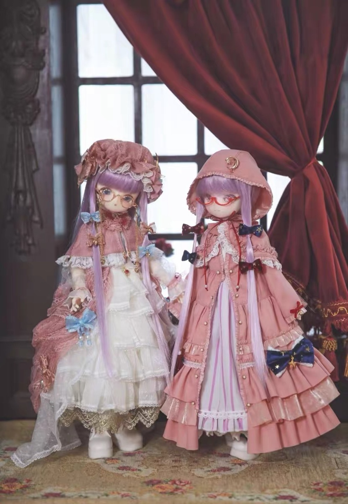 衣装セット！东方project /帕秋莉·诺蕾姬/bjd娃衣/3分/4分/mdd/熊 