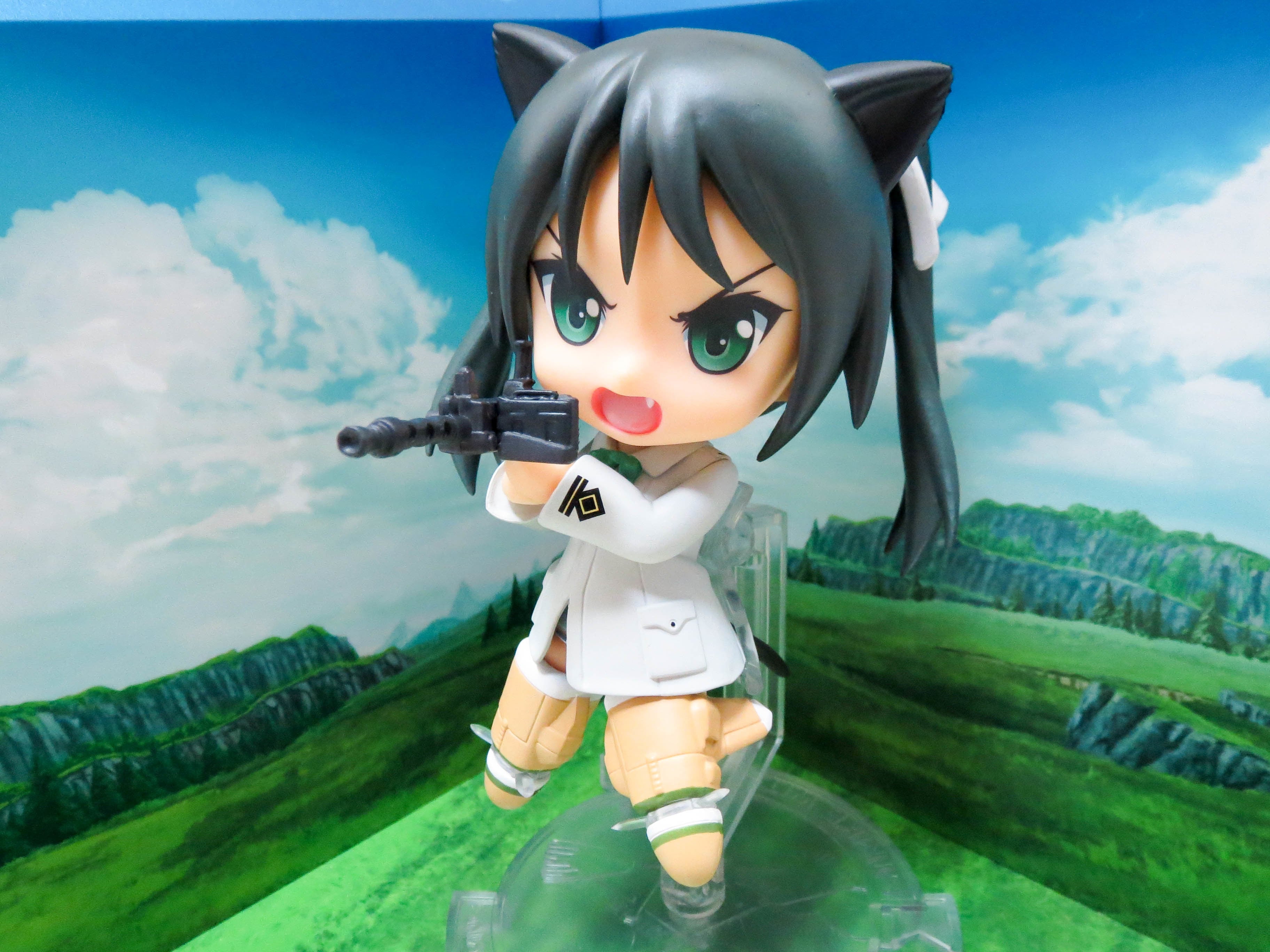 ねんどろいど 108 フランチェスカ・ルッキーニ フィギュアb5 再入荷【108】 フランチェスカ・ルッキーニ 髪パーツ ケモ耳付き