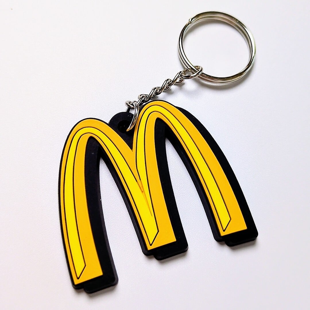 送料無料！ ★ラバーキーホルダー★ 〘629〙【 McDonald ( マクドナルド ) 】 〚アメリカン雑貨 アメトイ〛