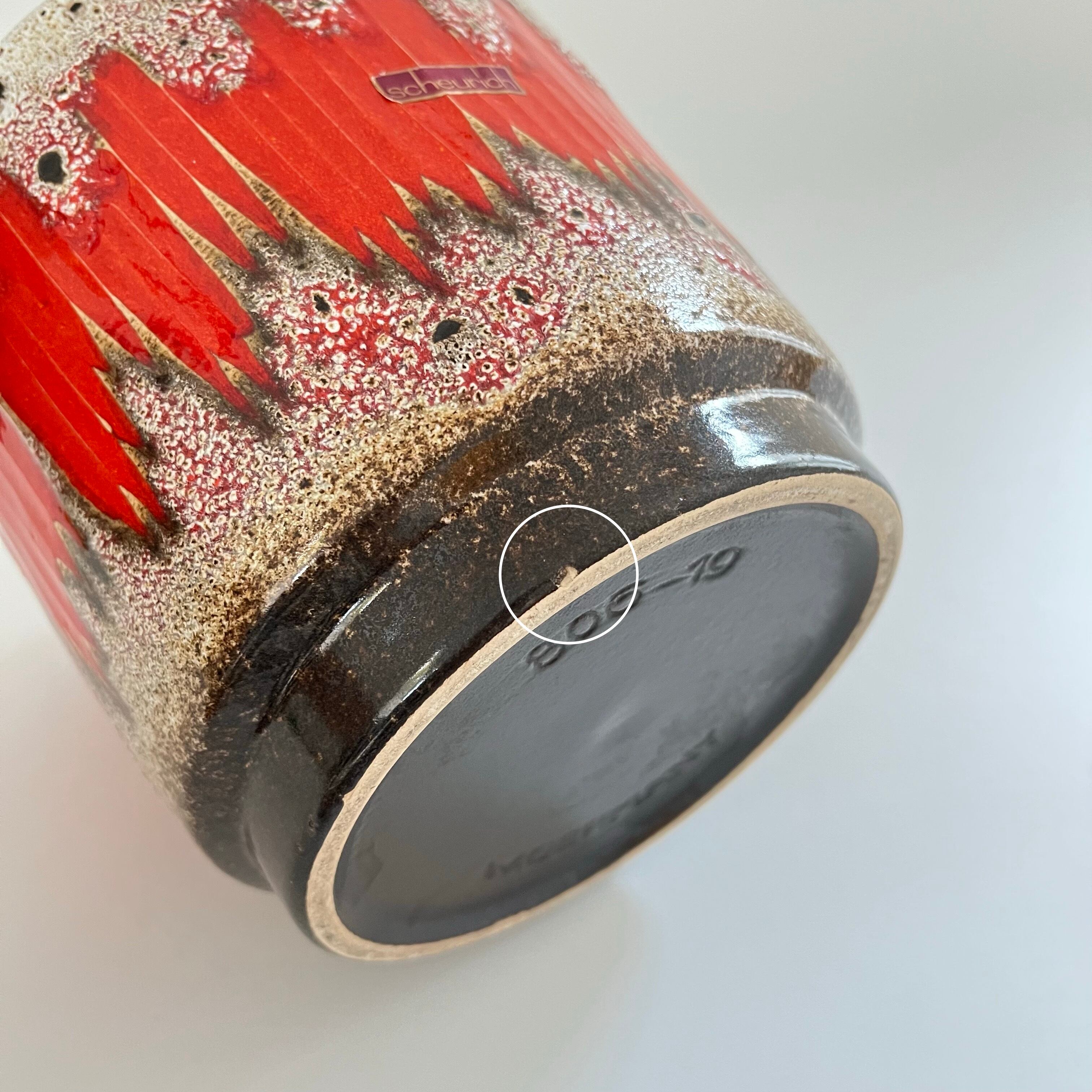 Fat Lava 鉢カバー | Scheurich ”Lora” 806 19 | PolePoleDecor