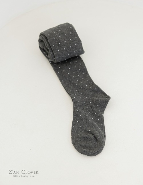 zan clover［取寄］dot cotton tights 25winter 도트 면 타이즈