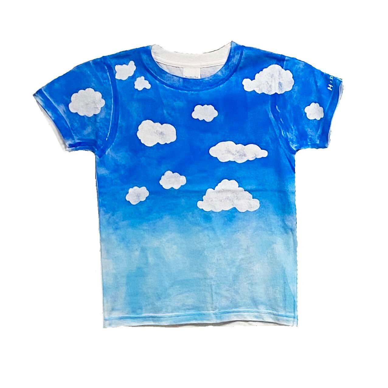 そら キッズ130)215 くもそら 白地 | HIBIGI