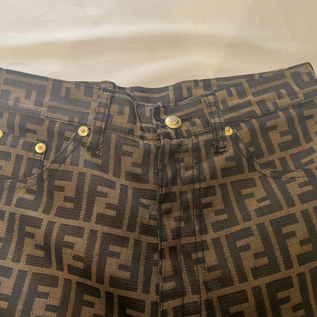 FENDI フェンディ ズッカ柄パンツ 01.520010 66960 ブラウン size:28