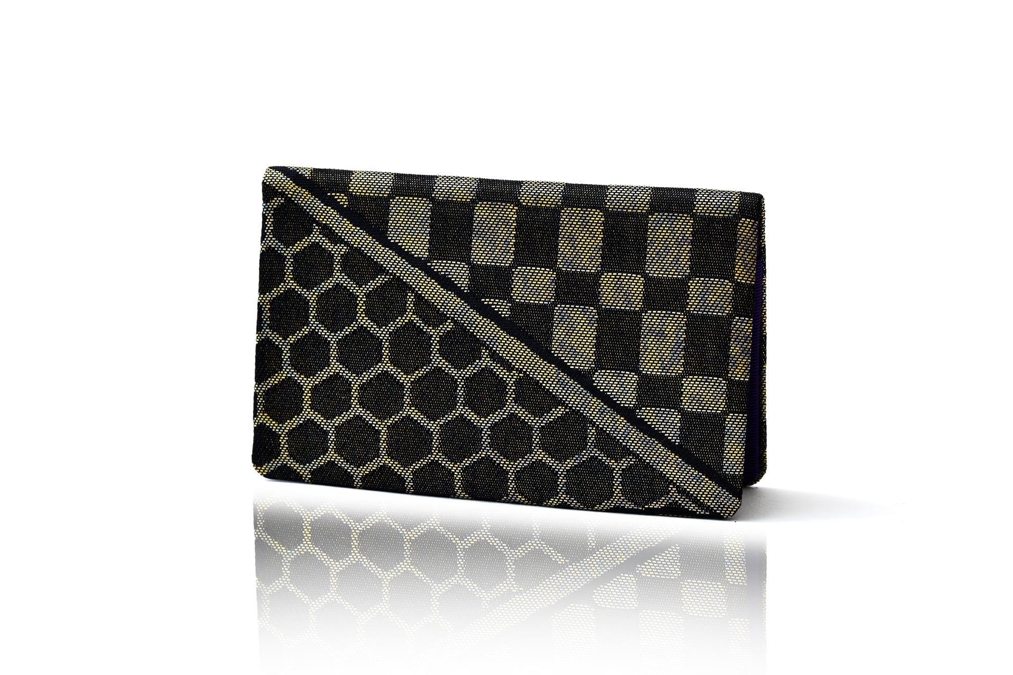 名刺入れ/ 古代錦/「江戸小紋」/黒 Cc/OCH-KOD-M21-C2-77