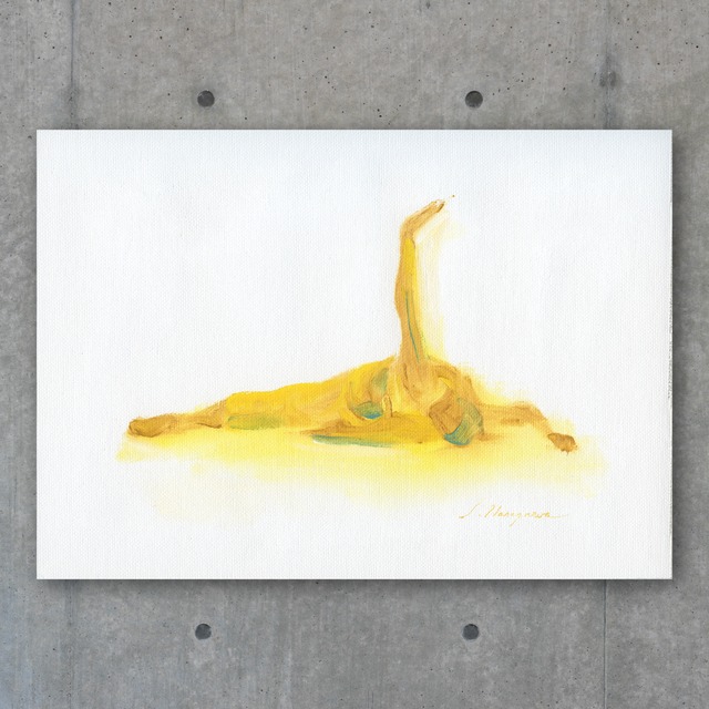 舞う人 oil-#4