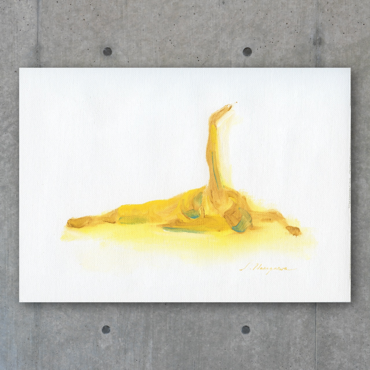 舞う人 oil-#2