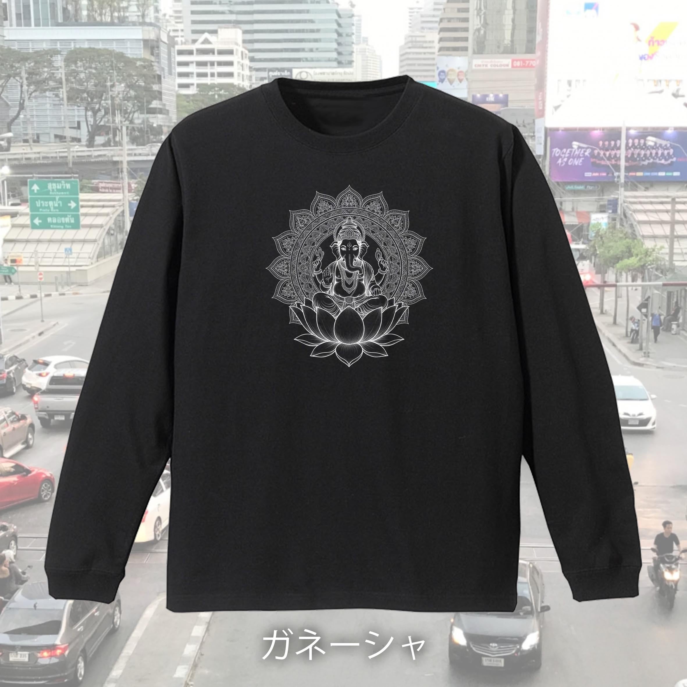 【ethnic】CANDYエスニック 長袖Tシャツ【world wide】