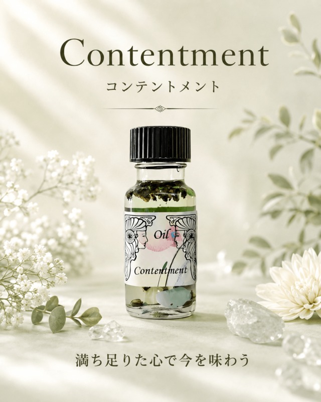 【一緒にいる人と幸せを感じる】メモリーオイル -  コンテントメント  ( 満足感)