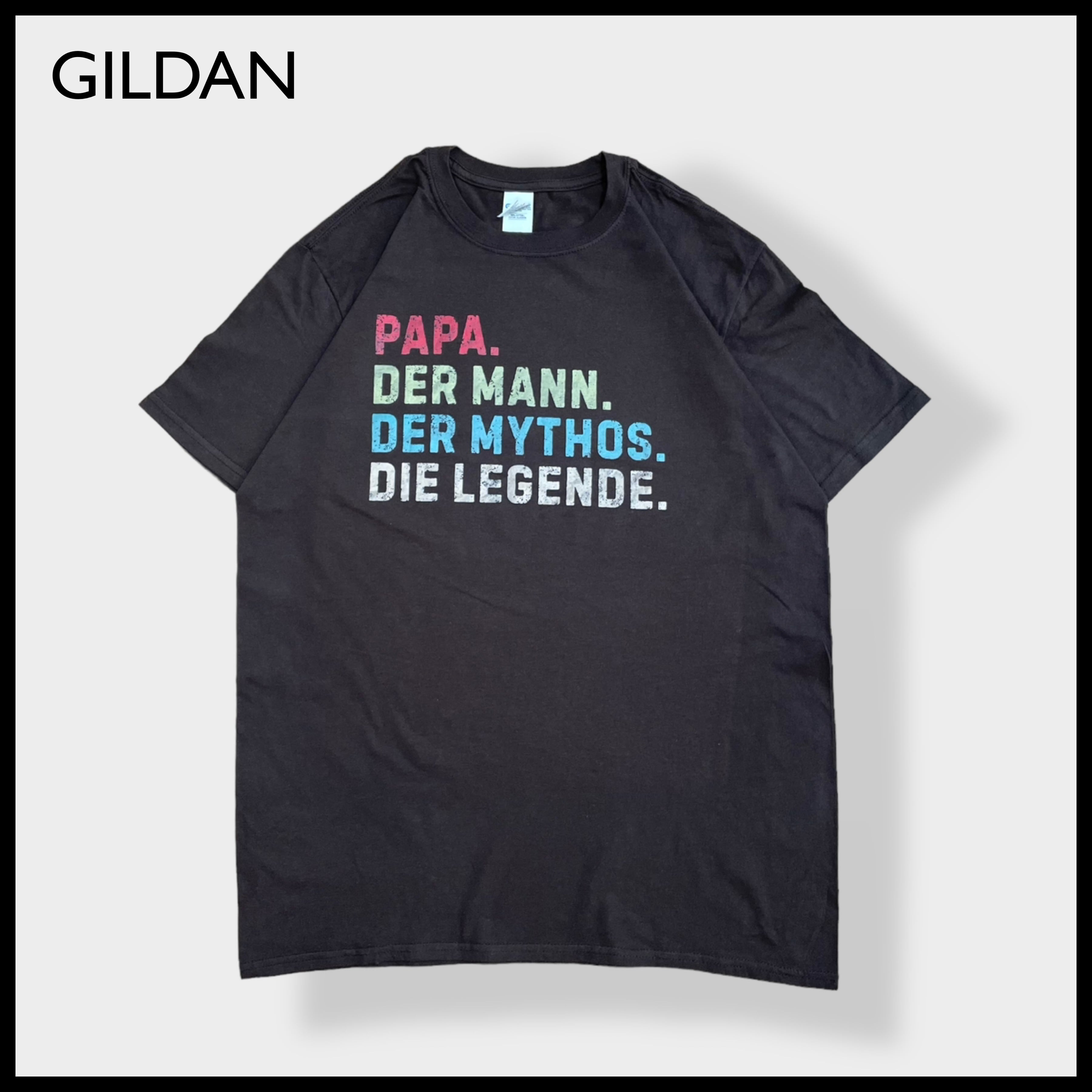 GILDAN】Tシャツ 半袖 4段プリント ダークブラウン LARGE ギルダン us古着 | 古着屋手ぶらがbest