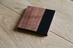 wood&leather coaster