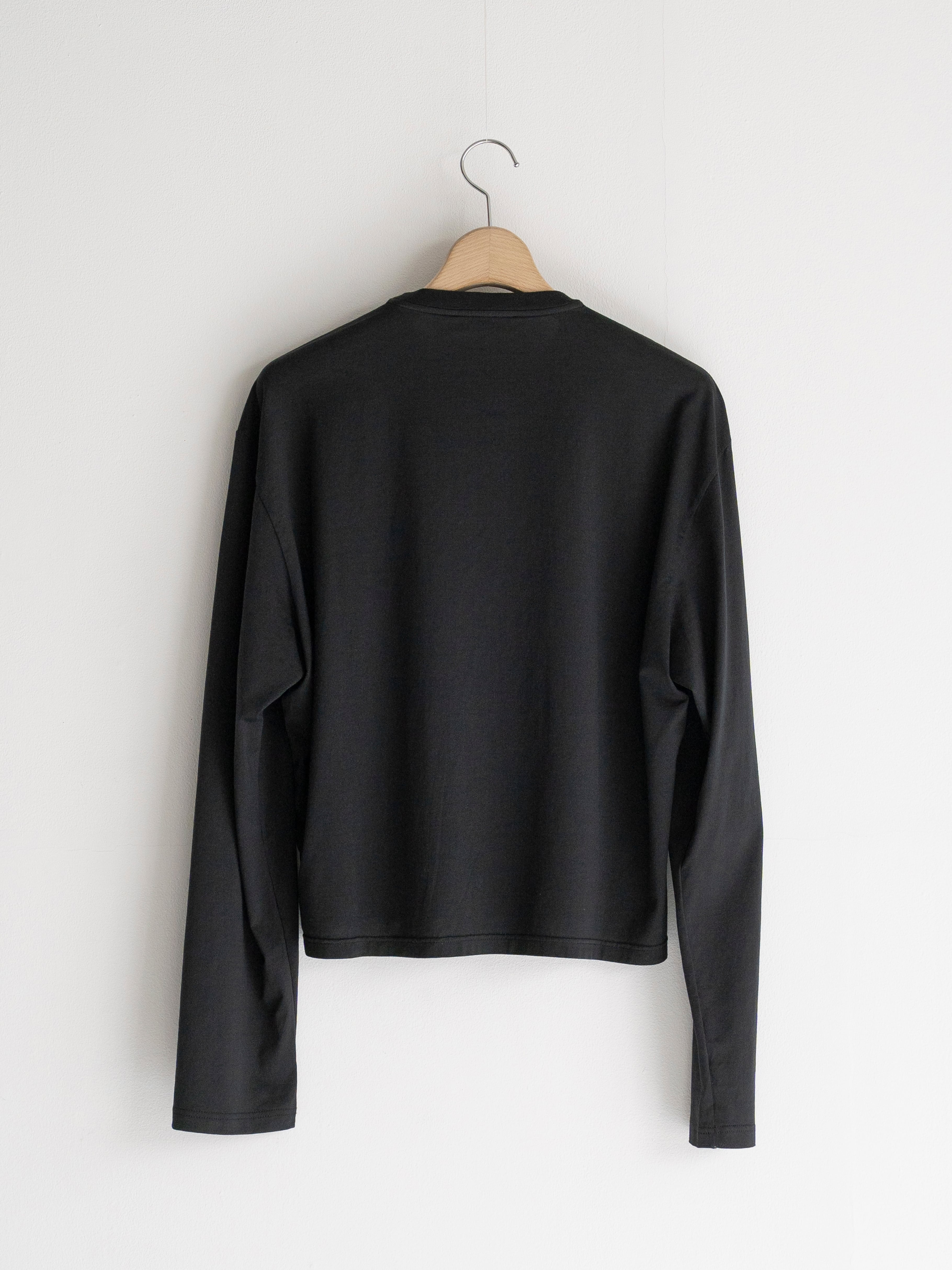 RIER T-SHIRT ROUND NECK LONG SLEEVES BLACK JERSEY TSH12 JCO | BEST