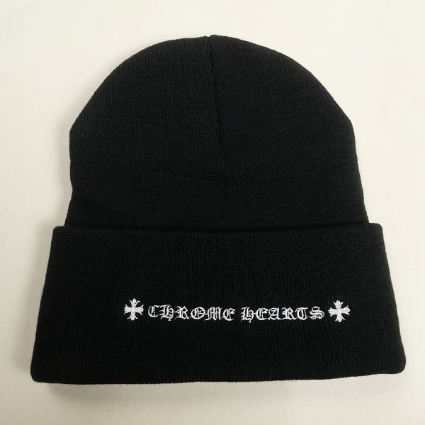 CHROME HEARTS クロムハーツ ビーニー 黒 希少品 Size【フリー】 CHROME HEARTS クロム・ハーツ CH WATCH CAP BLACK