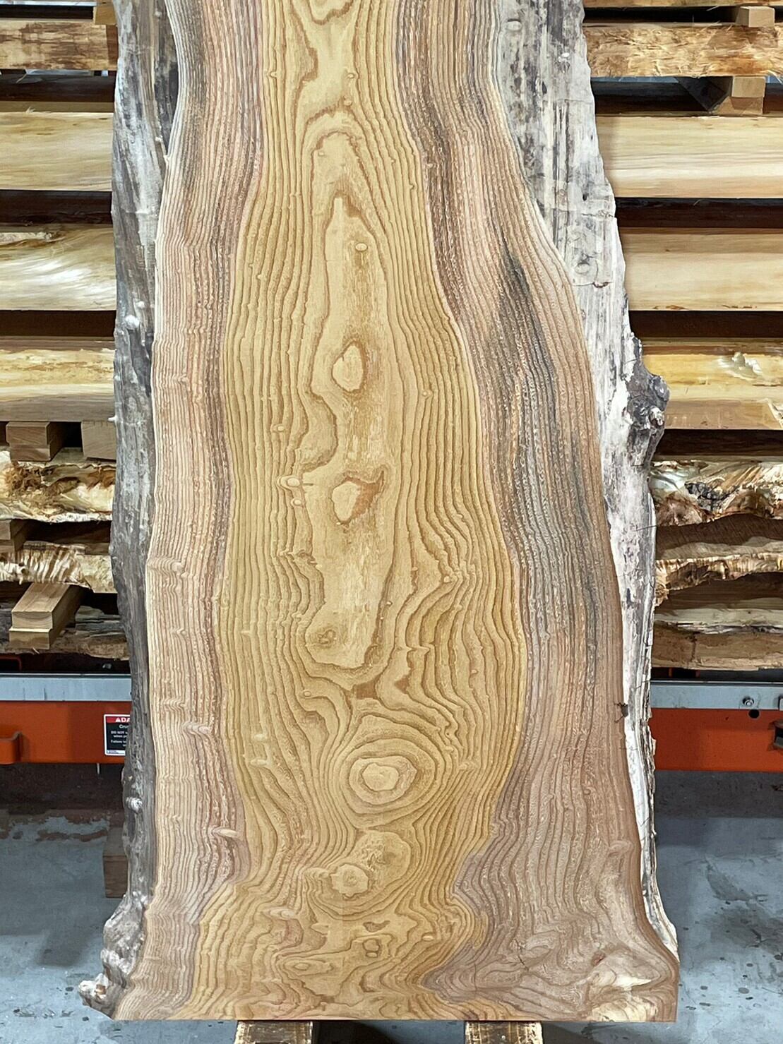 年末のプロモーション欅 582 一枚板 カウンター 両面フラット加工済
