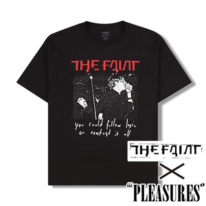【PLEASURES/プレジャーズ×THE FAINT/ザ フェイント】LOGIC T-SHIRT Tシャツ / BLACK / SP24-12080