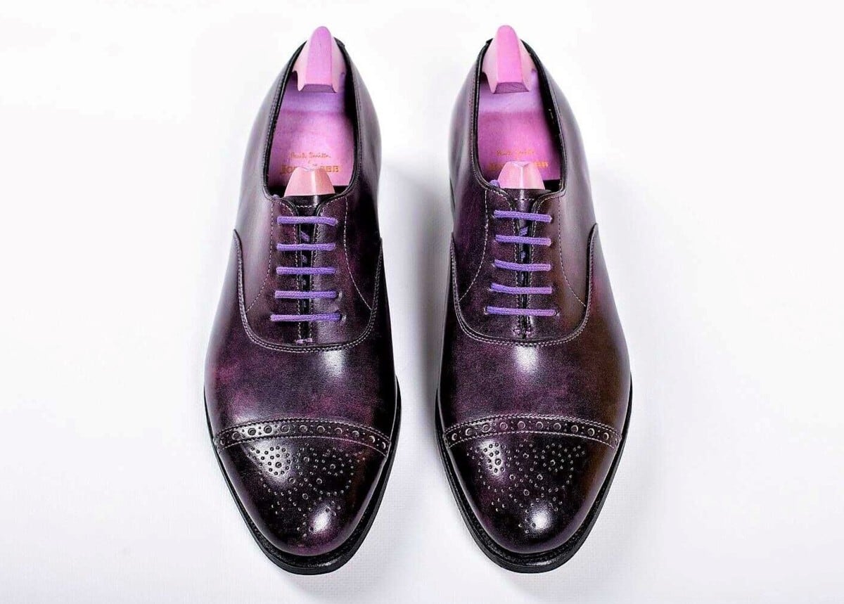 ジョンロブ×ポールスミス ウエストボーン 8695ラスト ダークパープル