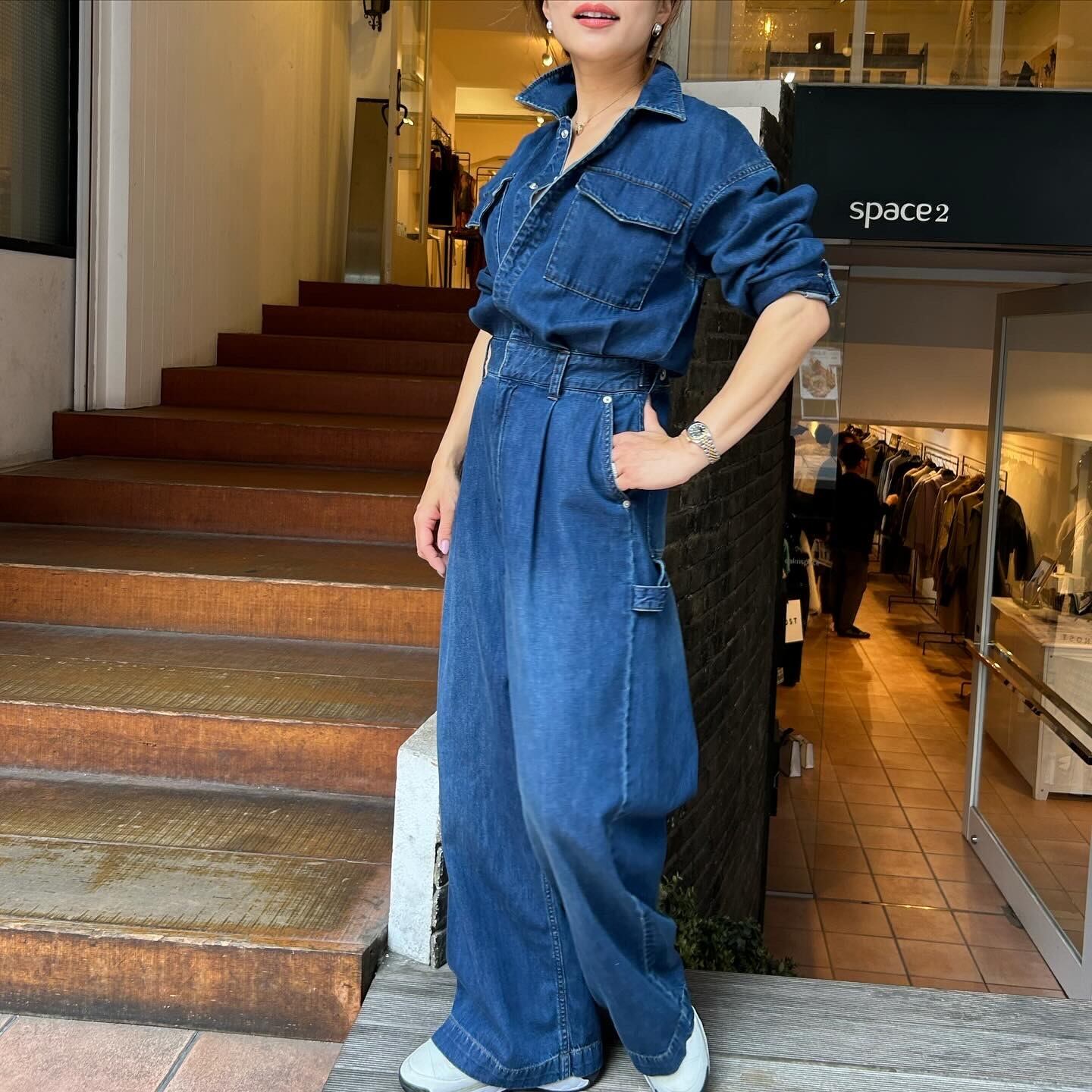 RISLEY ブラック ジャンプスーツ