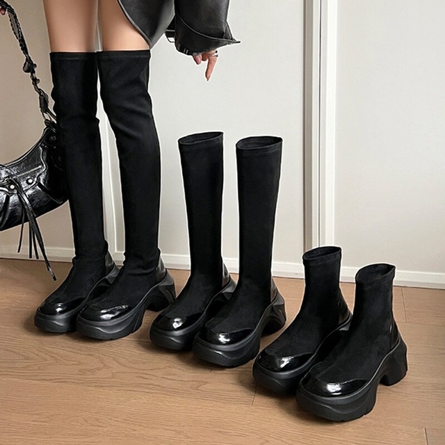 【34₋40】Stretch slim boots　B3221