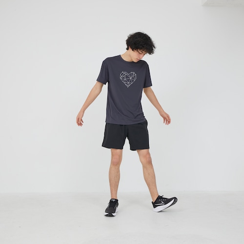 Mens Heart Logo T-shirt (black)