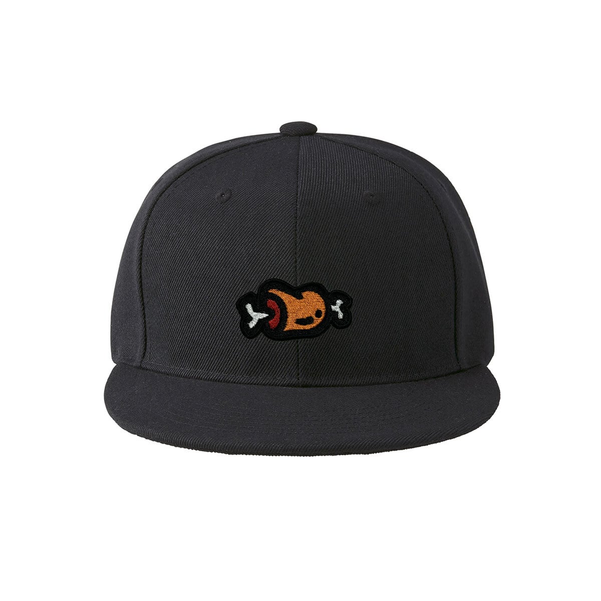 マンガ肉 刺繍キャップ cap-b_ss008 帽子 漫画肉 まんが肉 焼肉 BBQ バーベキュー お肉 ステーキ イラスト フラットバイザー フラットバイザースナップバックキャップ ワンポイント おもしろ ワッペンき 刺繍キャップ cap-b_ss009 フラットバイザー スナップバック キャップ 帽子