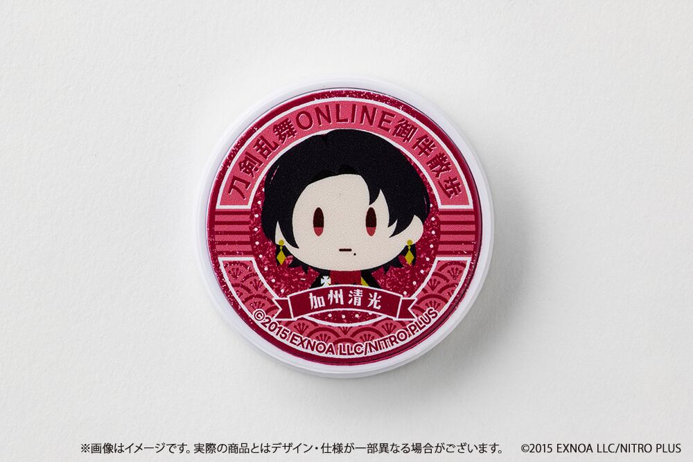 デ・ジ・キャラット 缶バッジ ストラップ マウスパッド ブラックゲマゲマ団　腕章 刀剣乱舞 御伴散歩 スマホグリップ Vol.2 和泉守兼定 | あるじゃん