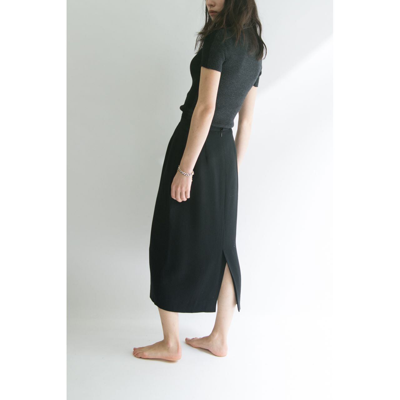【BURBERRYS】I line straight skirt（バーバリーIラインストレートスカート）1a