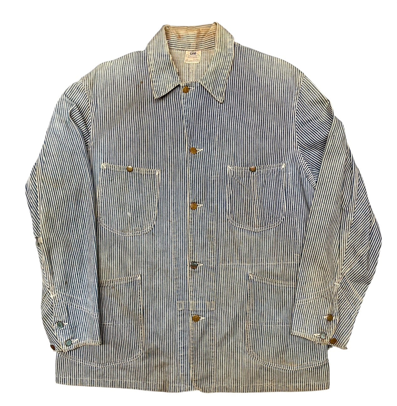 50's Lee 98-J HICKORY-STRIPED COVERALL | OLD13 Vintage