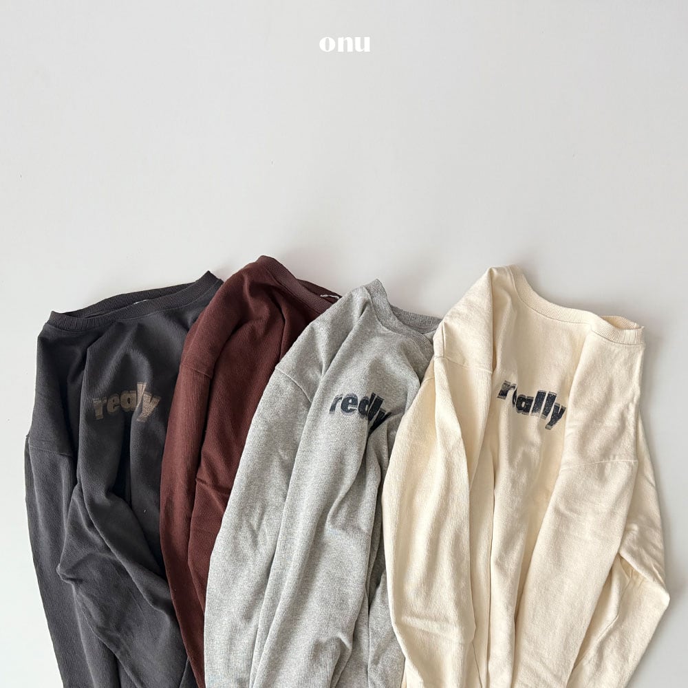 【予約】 “Really” Sweatshirt (adult)