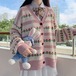 ✞ ♡花柄ジャカードセーター コート ニットカーディガンジャケット 大人女子☆ スウィート フラワーデザイン ✞ゴスロリ SM ミリ 甘ロリ クラロリ 和ロリ エレガント 黒ロリ 姫ロリ 華ロリ BB-BB83795602410
