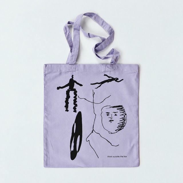 published by collé "THINK OUTSIDE THE BOX TOTE BAG" 山口崇多