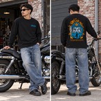 不動明王達磨  BLACK×YELLOW L/S T-Shirt