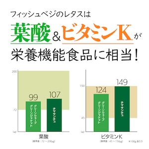 【FISH VEGGIES】グリーン系レタス 60g　化学肥料/農薬不使用だから安心して食べられる