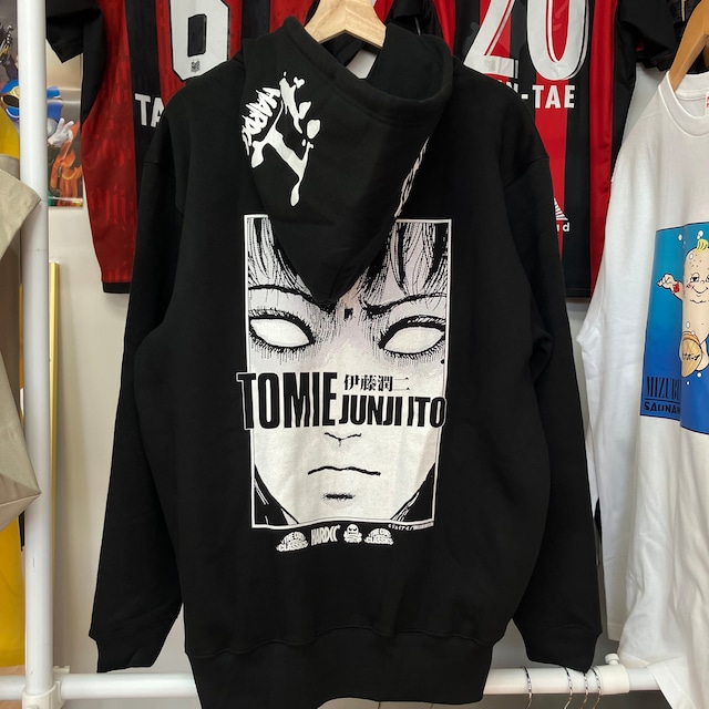 富江-TOMIE-怒りZIPパーカ(魔力ブラック)-復刻版-