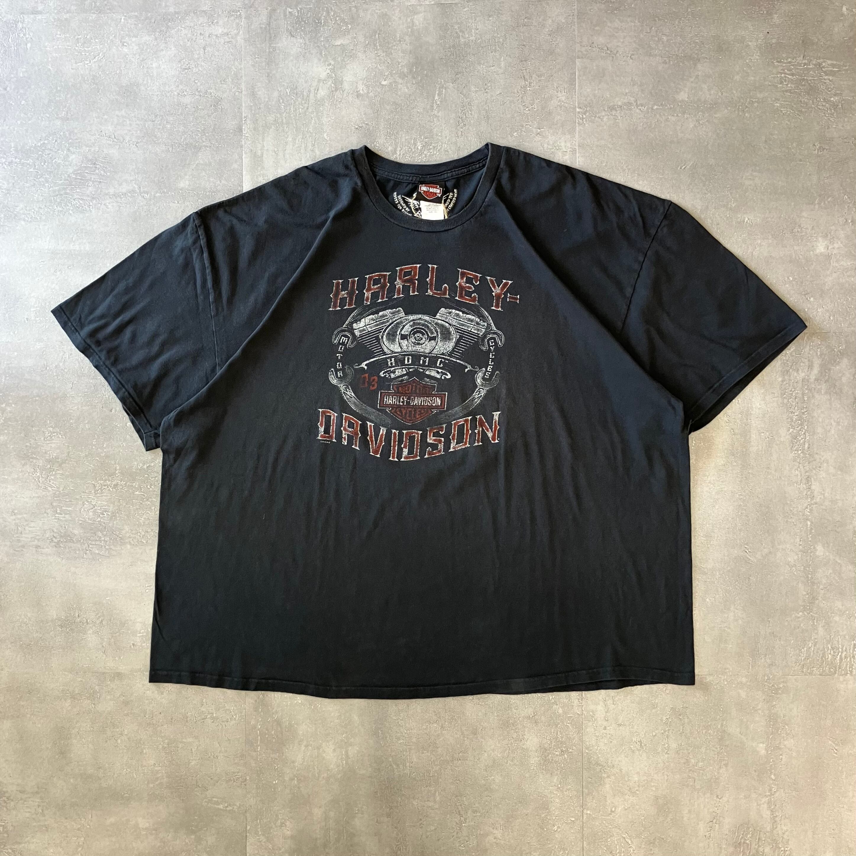 Harley-Davidson ハーレーダビッドソン ブラックTシャツ 5XL No.2711