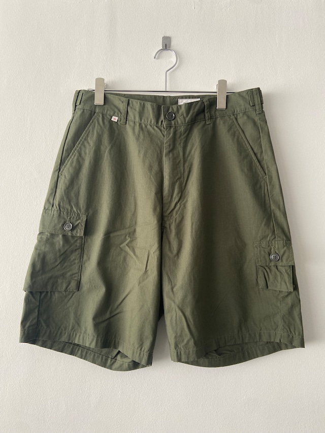 FATIGUE SLACKS / FP014 / TIGER SHORT SLACKS / COTTON RIPSTOP - OLIVE GREEN