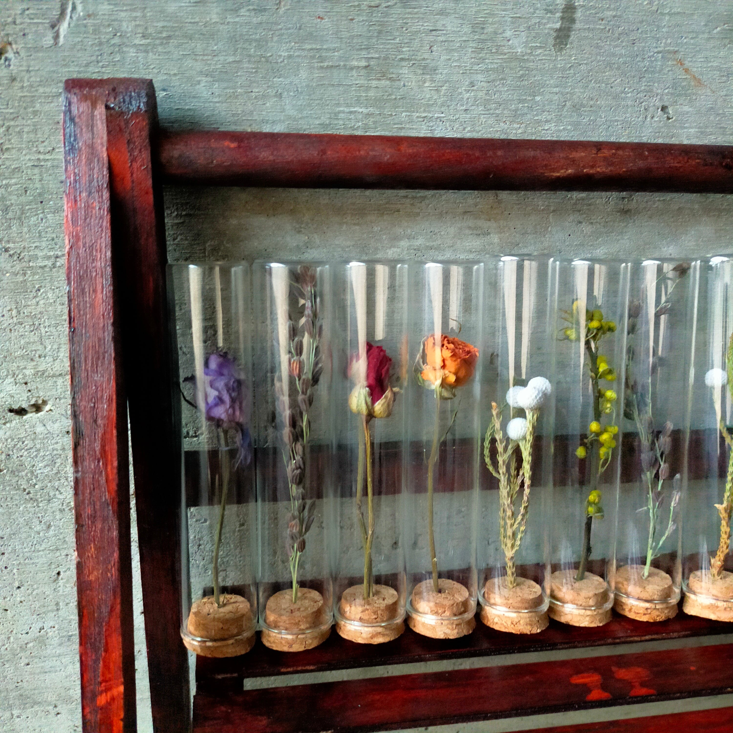 "凛”テストチューブ入りドライフラワー【"RIN" Dried Flowers in Test Tube 】