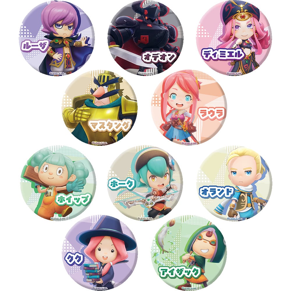 ファンタジーライフi グルグルの竜と時をぬすむ少女 仲間キャラクタートレーディング缶バッジ Vol.2