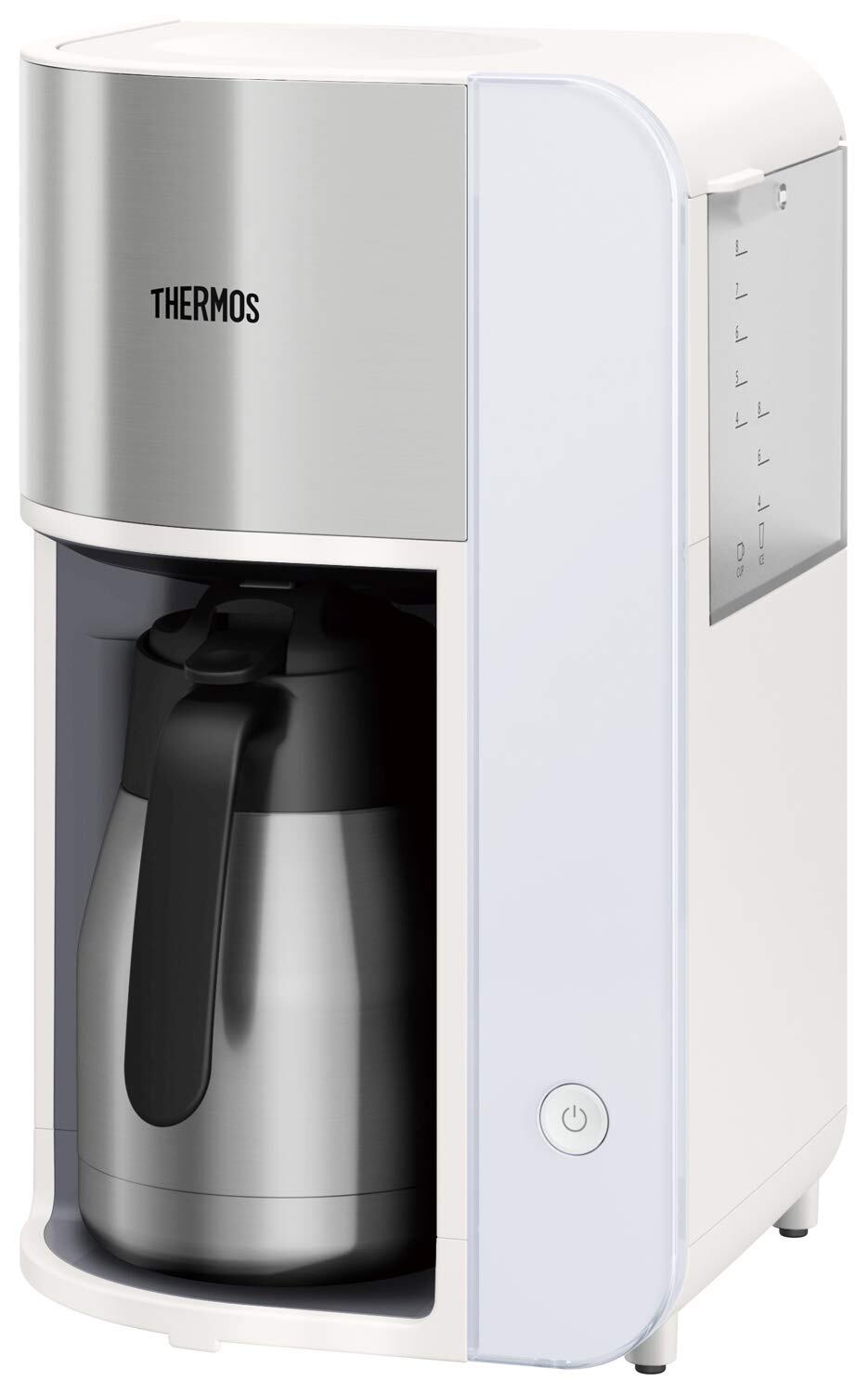 【新品】THERMOS 真空断熱ポットコーヒーメーカー サーモス(THERMOS) 真空断熱ポット コーヒーメーカー 1L ホワイト ECK