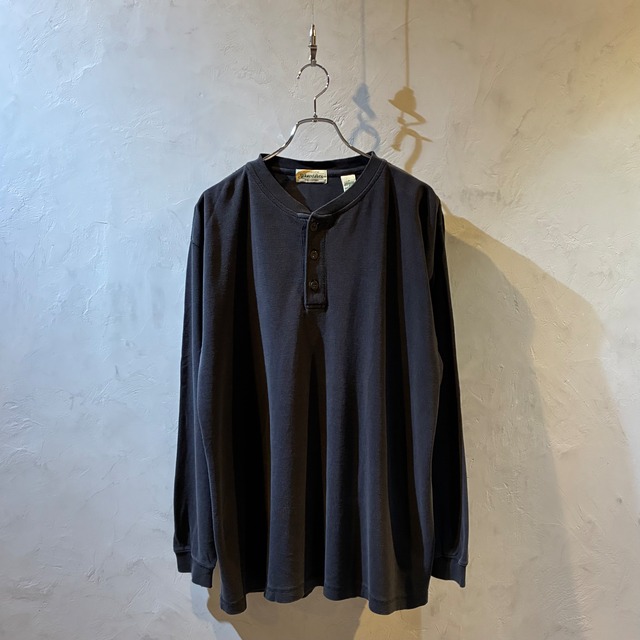 -St John's Bay- henley neck cotton knit cut sew
