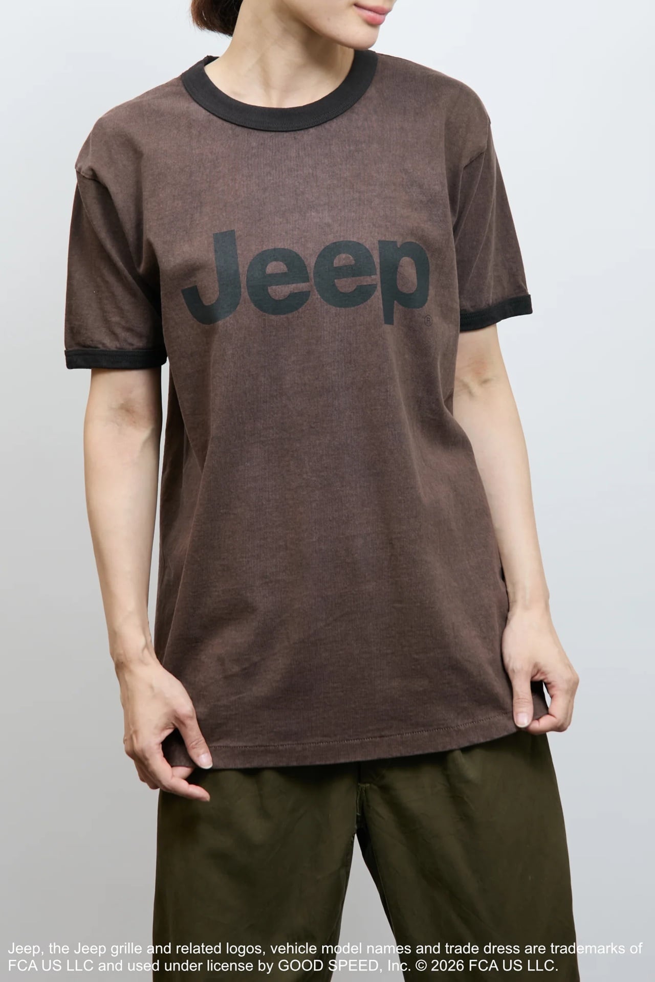 AP STUDIO GOOD ROCK SPEED Jeep Tシャツ ブラウン GOOD ROCK SPEED