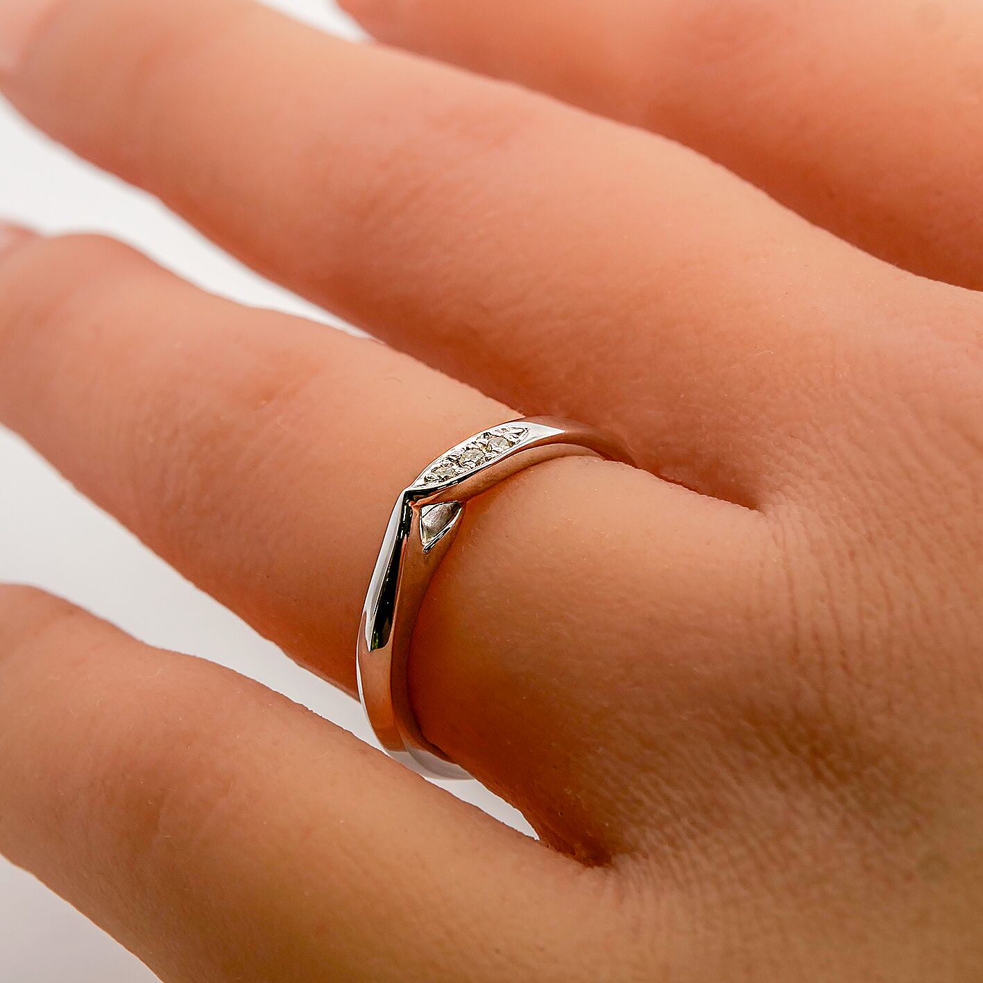 【プラチナ結婚指輪 ゴールド結婚指輪 マリッジリング】K18 Pt950 天然ダイヤモンド 結婚指輪  マリッジリング ペアリング シリーズ028