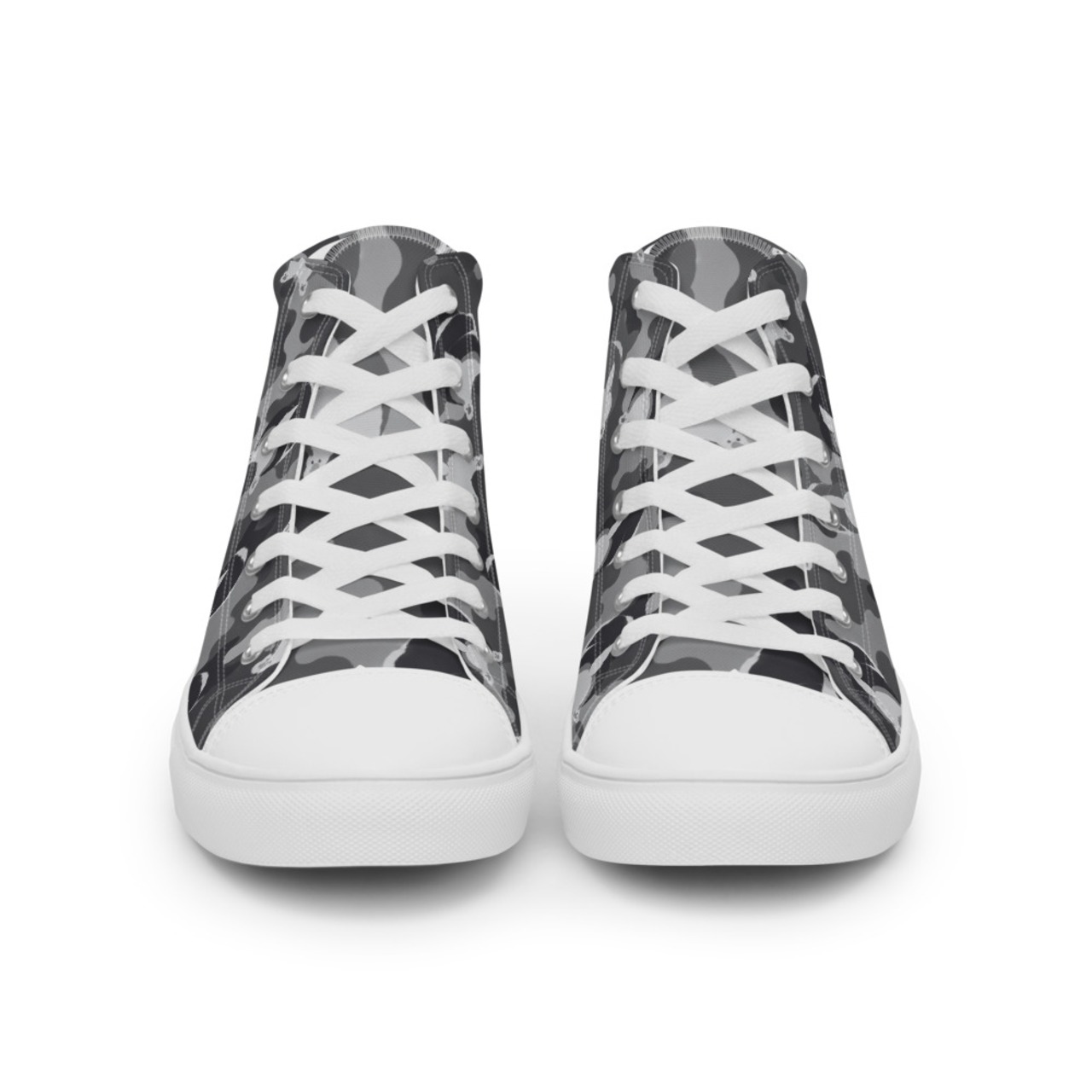 WIGGLE CAMO monochrome High-Top Sneakers(Women’s )  [S0003]