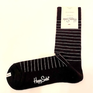 Thin Stripe Sock　Black