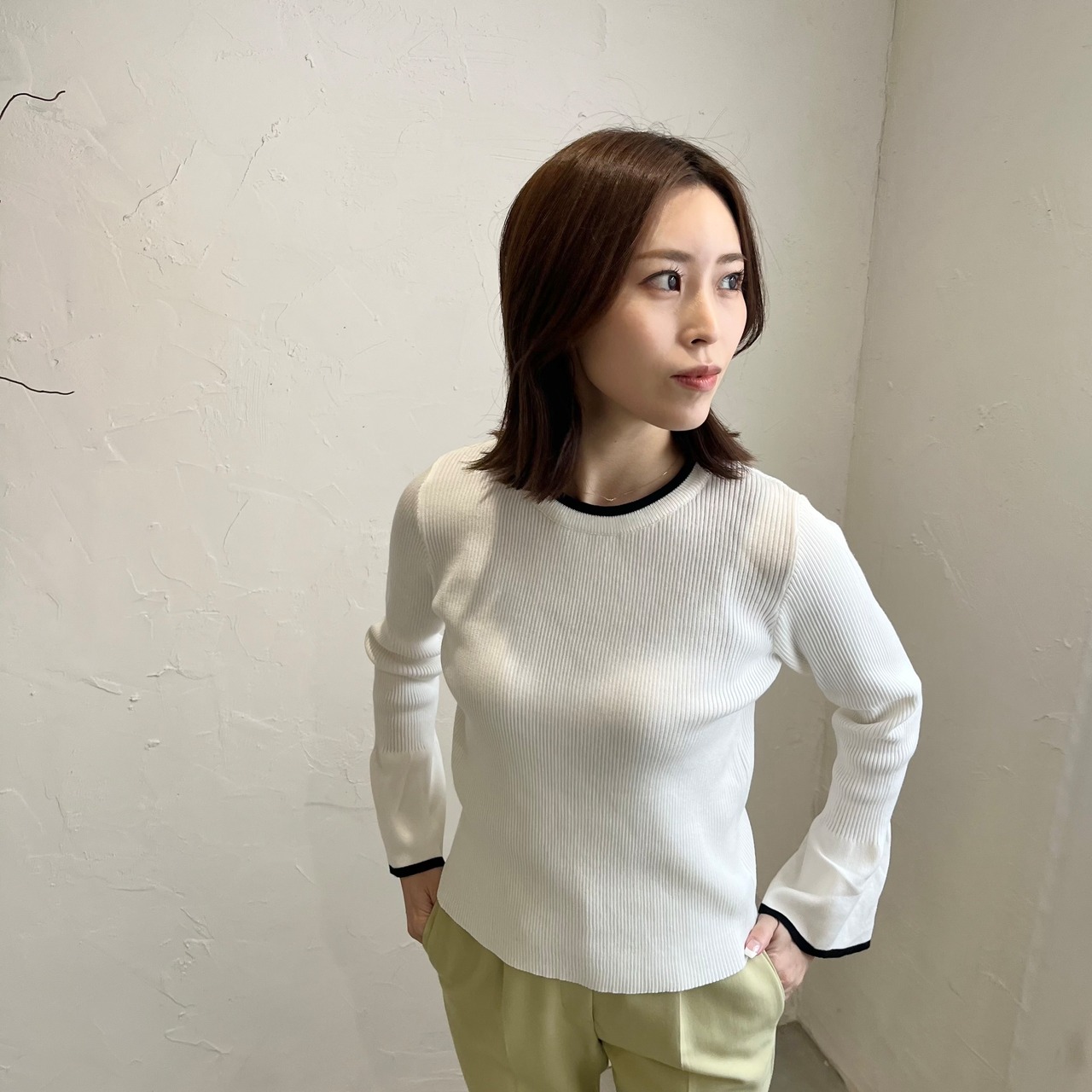 フレア袖ニット[30014]