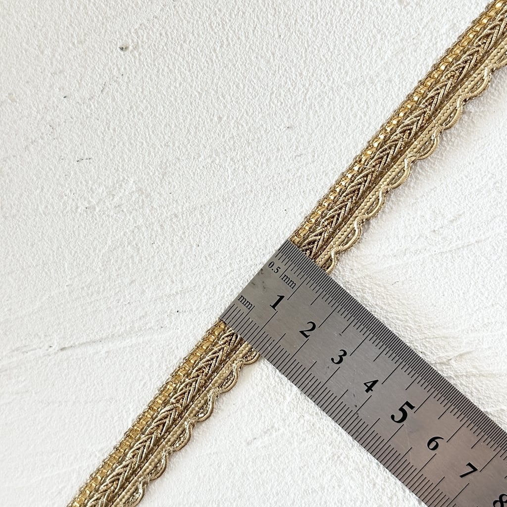ブレード Oタイプ [ゴールド] 9053 | インド刺繍リボン専門店Rino Ribbon