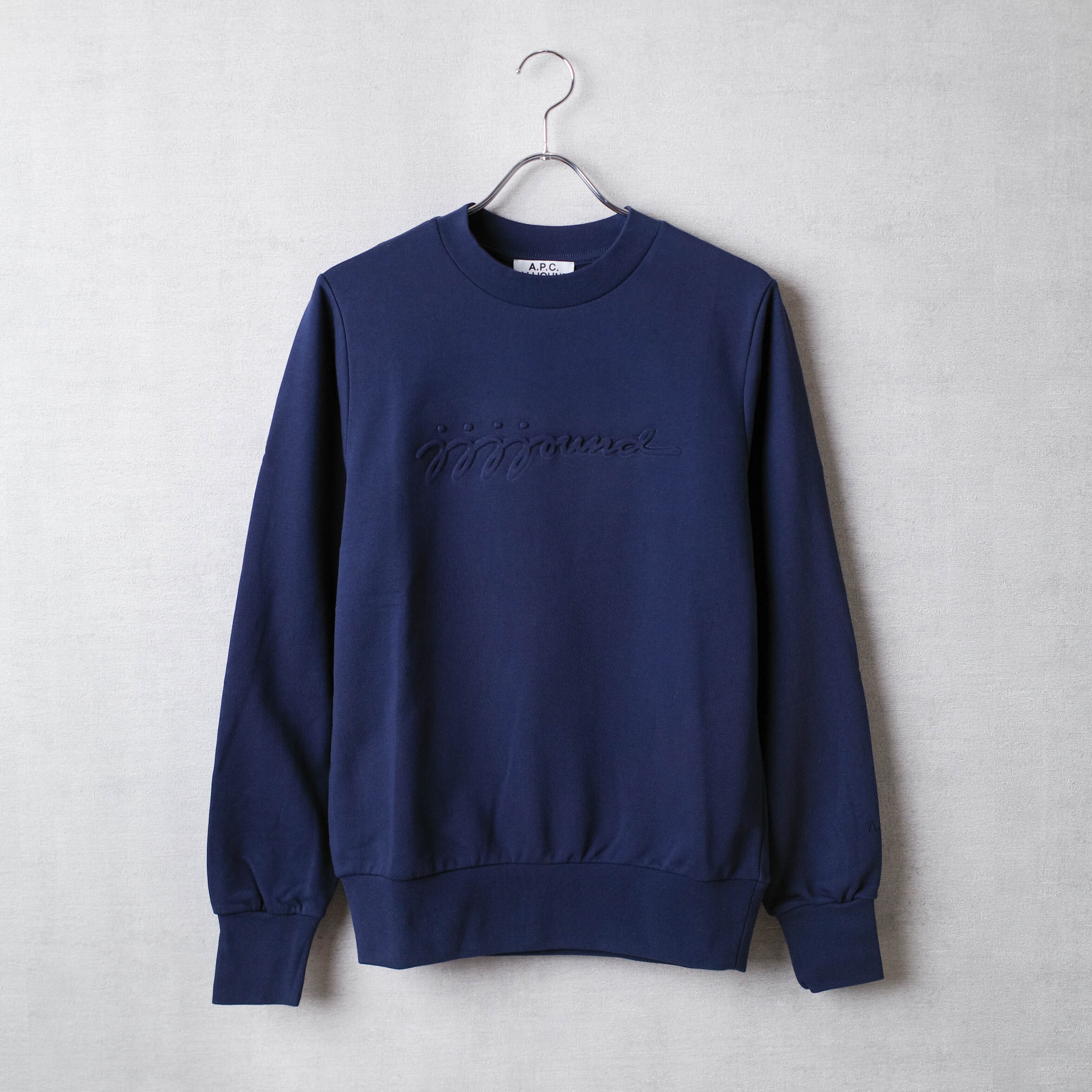[NEW] A.P.C.×JJJJound / SWEAT JUSTIN COEAS-H27566 NAVY