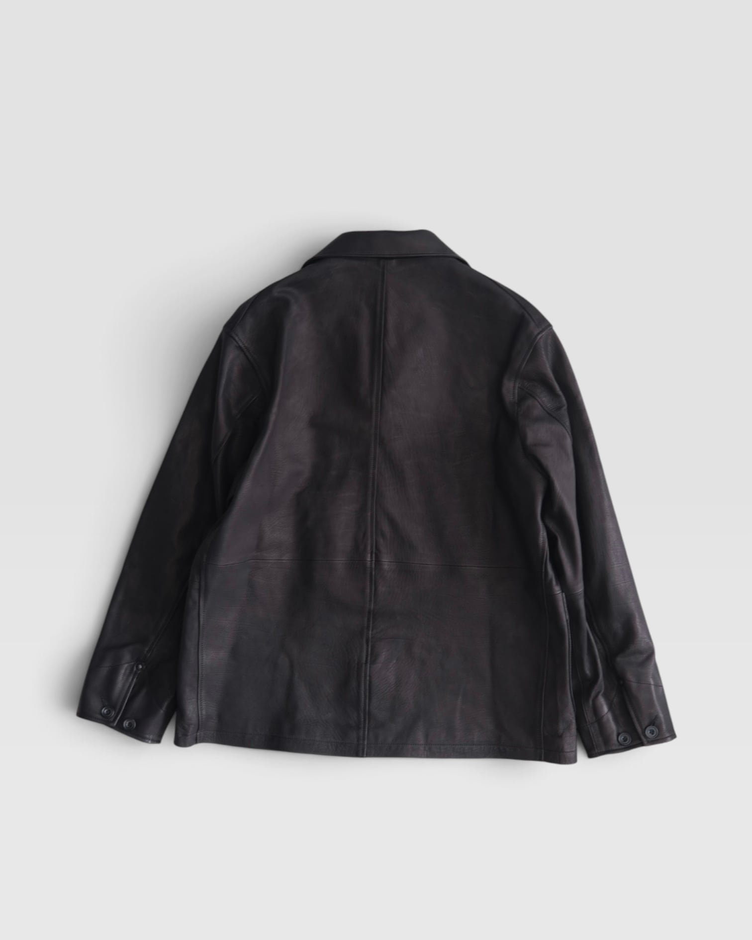 ULTERIOR “CALF LEATHER COVERALL JKT “ | Lapel online store
