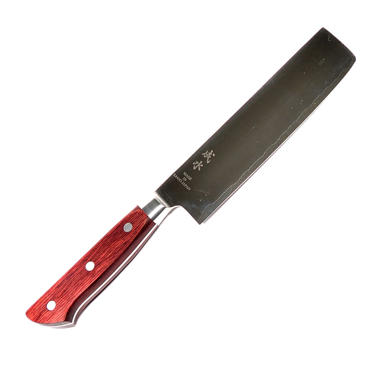 成水ダマスカス鋼菜切り包丁160mm | 業物ドットコム