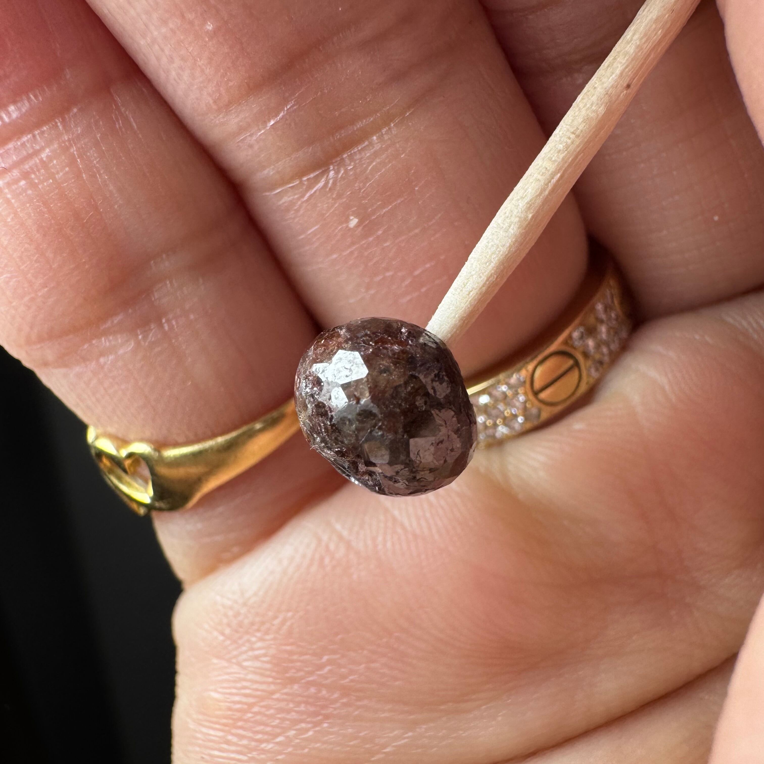 no.A4 ブラウンダイヤモンド 約4.04ct