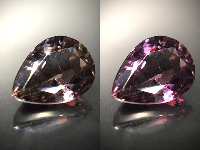 妖美な変色効果 0.8ct UP 天然 カラーチェンジ サファイア ルース