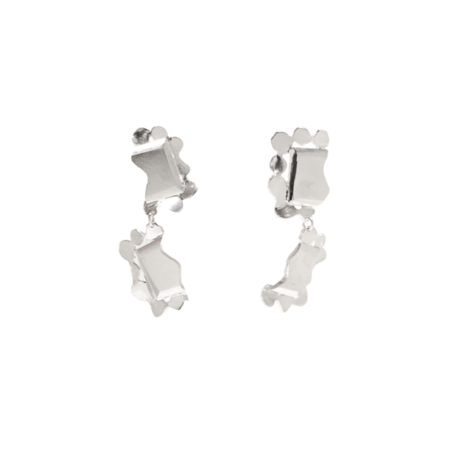 [P019]Silver925 motif remake earring